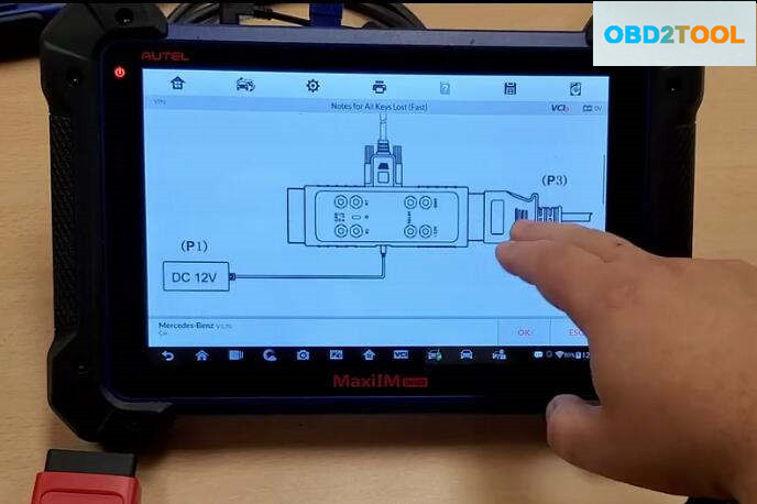 Autel-IM608-&-G-Box-Perform-All-Key-Lost-Programming-for-Benz-W207-7