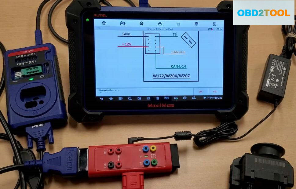 Autel-IM608-&-G-Box-Perform-All-Key-Lost-Programming-for-Benz-W207-9